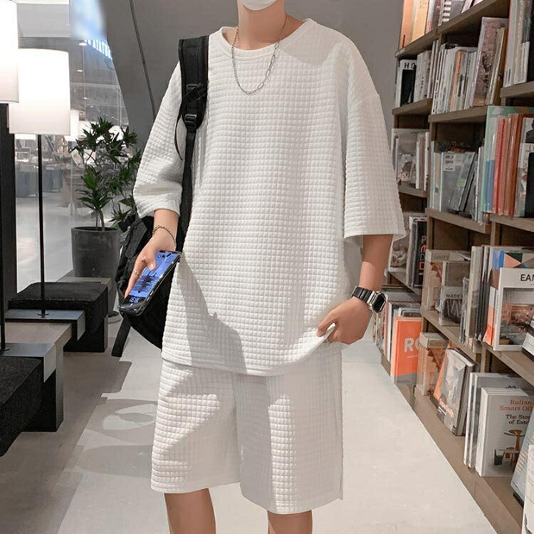 ジャケット メンズ 男性用 高級感 ダブルブレスト ダブルボタン チェック柄 格子柄 ゆったり オーバーサイズ ビッグシルエット 綿混 ポリエステル イージーケア カジュアル 普段使い タウンユース 秋冬