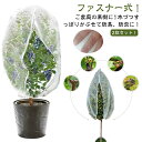メ 果樹 ネット 鳥よけ 防虫網 ファスナー付 2枚セット 防虫ネット 果樹栽培 120x150cm 虫よけネット 植物保護カバー 虫害対策