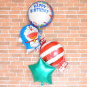 ドラえもん&バースディヘリウムバルーンギフト【誕生日 送料無料 バルーンギフト プレゼント バルーン電報 お祝い バルーン ドラえもん ヘリウム】
