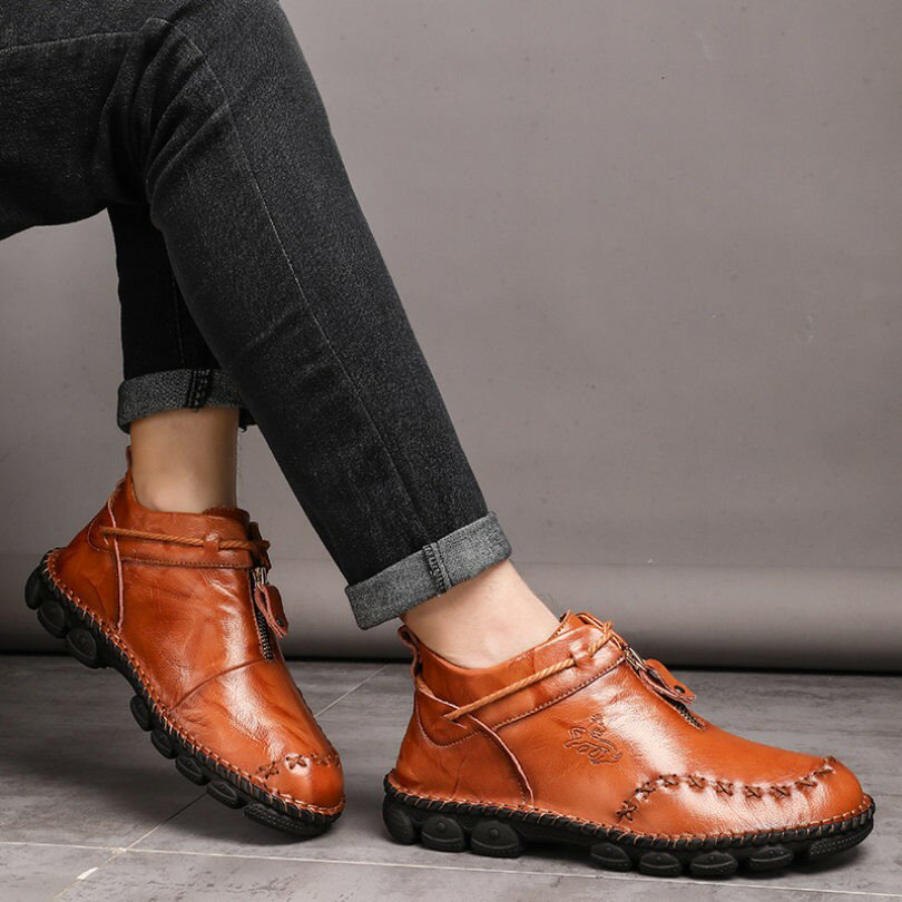 【★店内全品対象クーポン有】 メンズ ブーツ ワークブーツ サイドジップ ヴィンテージ ショートブーツ メンズシューズ 秋冬 黒