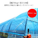 農業用ビニール ビニールハウス 厚み0.1mm 幅700cm 長さ10m 屋根用ハウスビニール 農園 園芸用 家庭菜園 栽培 温室 ビニールシート