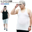 吸汗速乾 タンクトップ メンズ L-7XLサイズ ノースリーブ インナー ストレッチ 薄手 2枚組