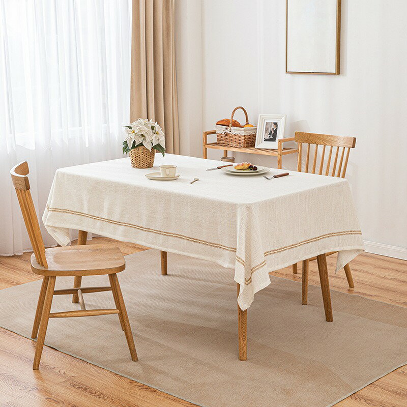 【★店内全品対象クーポン有】 テーブルクロス 北欧 撥水加工 ホワイト 家庭用 業務用 食卓カバー テーブルカバー キッチン ダイニング おしゃれ 高級感 シンプル リネン風 多サイズ対応