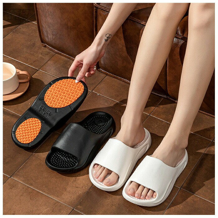 乐天商城 - 滑り止めスリッパ 高齢者用 ルームシューズ 屋内履き 軽量ソフト 静音設計 浴室専用 レディース メンズ カップル 衝撃吸収 ぶつかり防止 ホワイト ピンク パープル