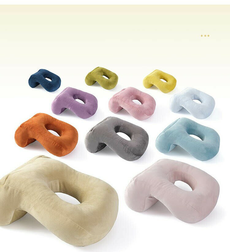 枕フェイスマット うつぶせ枕 うつ伏せ寝まくら デスク用昼寝快眠クッション 顔枕ピロー