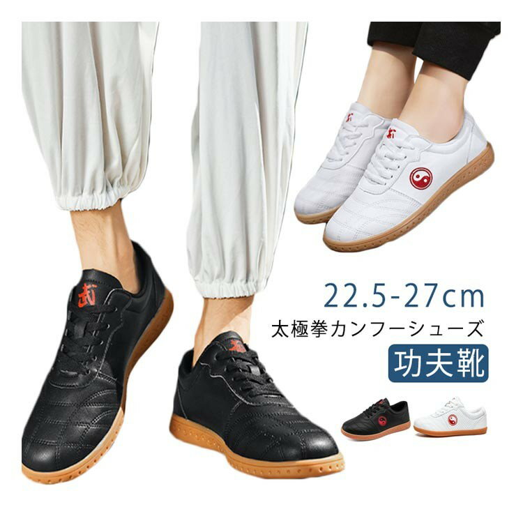 【SS限定★店内全品対象クーポン有★】 太極拳 拳法 カンフー靴 レザー シューズ 太極拳シューズ 太極拳靴 功夫靴 本革 太極拳服 ウェア 剣 中国武術 トレーニング シューズ メンズ レディース 長拳