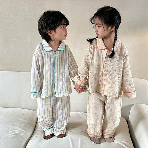 樂天商城 - キッズパジャマ キッズ 女の子 男の子 長袖 綿100% 上下セット ルームウェア 子供服 寝間着 部屋着 幼児 春 夏 秋 80-150cm