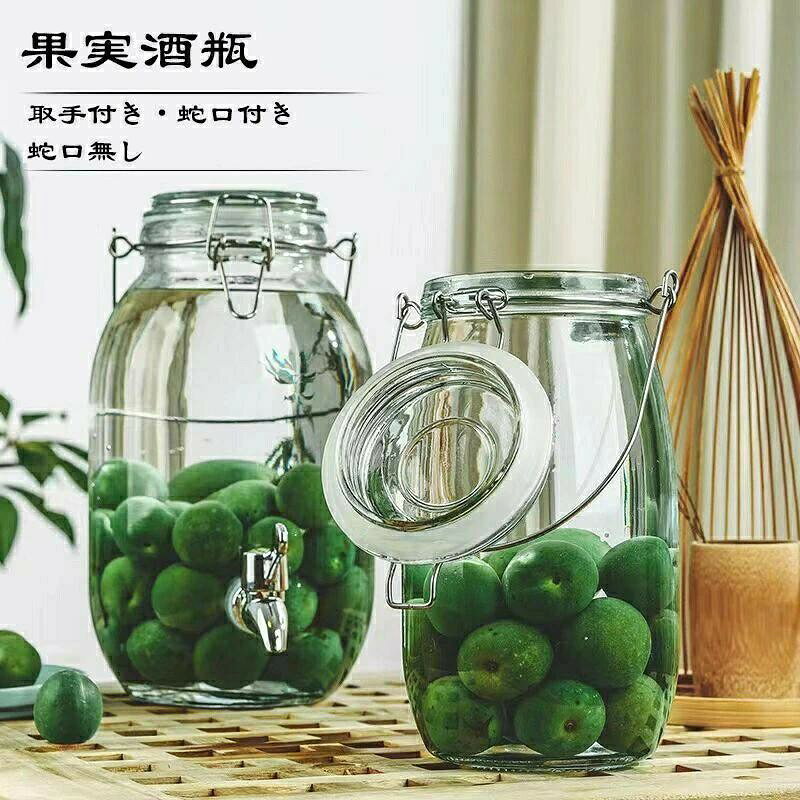 ITEM INFORMATION■ カラー透明(クリア)■ サイズ1.5L / 2L / 3L / 4L / 5L■ 素材ガラス■ 仕様持ち手付き / 蛇口付き / 蛇口なし