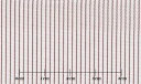 ハイクオリティ レッド系 ストライプ メンズ オーダーシャツ 綿100％ ポリ00％ 100番手高級素材 【RCP】【4920730100】