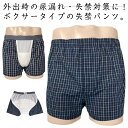 尿漏れパンツ 男性用 前開き 失禁パンツ トランクス 下着 大容量 お尻パッド付き 吸水パンツ 尿漏れ防止 綿100% 高齢者 介護用 失禁対策 洗える 通気性...
