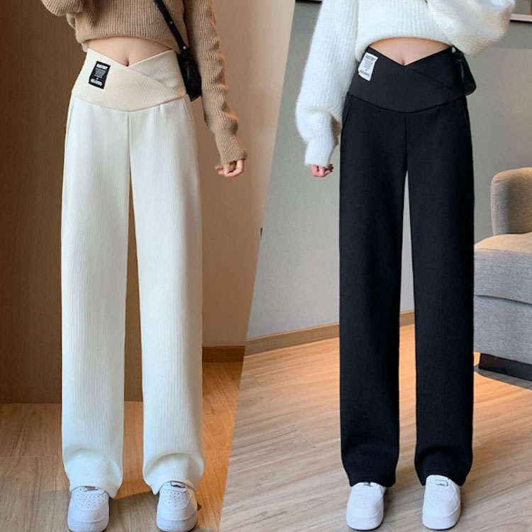 マタニティ ワイドパンツ あったか 裏起毛 パンツ 防寒 ズボン リブワイドパンツ 美脚 保温 脚長効果 寒さ対策 冷え対策 秋冬 妊婦 ボトムス 無地 マタニティズボン マタニティパンツ 産前 黒 暖かい 極暖 大きいサイズ 妊娠初期から産後まで