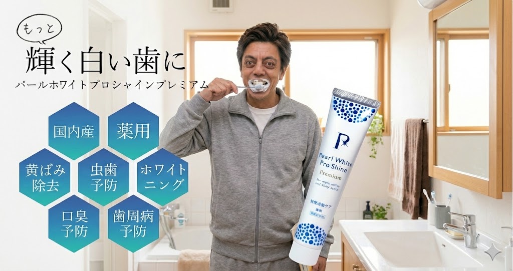 ■シリーズ最高峰の「白さ」へ 大人気ホワイトニング歯磨き「パールホワイト プロシャイン」がグレードアップ！ 美白成分である「ポリリン酸Na」を従来比3倍に増量。 さらに、美白サポート成分「PEG-400」を新配合。 毎日のブラッシングで、歯...