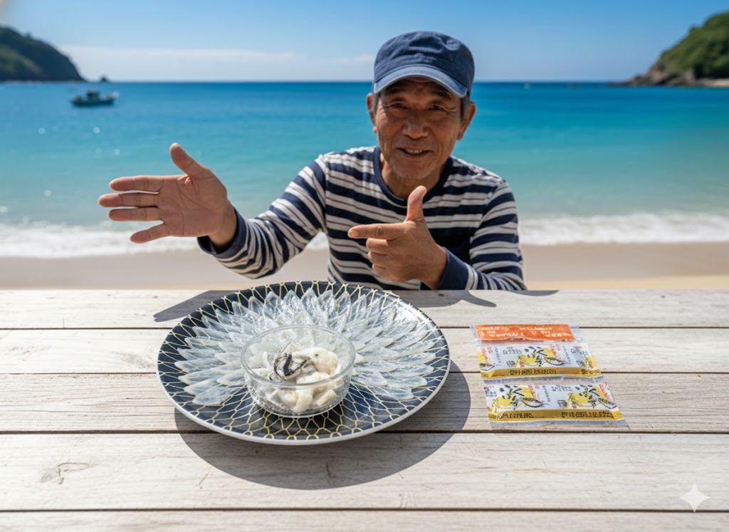 【送料込み】 とらふく刺身セット 2人前 ふぐ刺し 国産 養殖 ふぐ皮 ポン酢付き ギフト ふく太郎本部