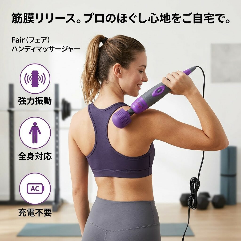 Rakuten - プライバシー梱包 　トイズハート フェアリー ハンディリラクゼーション機器 無段階コントロール AC電源 パワフル 振動 パーソナルケア用品 プライベート用品 家電 雑貨 日用品