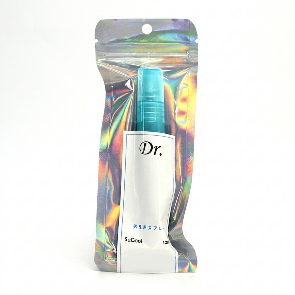 脈打つような熱量と、揺るぎない力強いハリ。 【メンズ・温感コンディショニング スプレー 10ml】 「いざという時、シュッとひと吹き。ディープな温もりがめぐりを促し、圧倒的な存在感を引き出す。」 「ここぞという場面で、力強いパフォーマンスを発揮したい」と願う男性のために開発された、スプレータイプの温感コンディショニング・ミストが登場しました。 最大の特長は、温感成分「バニリルブチル」によるディープ・サーマル処方です。デリケートな部位に吹きかけることで、じんわりとした心地よくも力強い熱が発生。冷えやこわばりをほぐし、めぐりをサポートすることで、漲るような「圧倒的なハリと存在感」を引き出します。 さらに、男の活力を支えるアミノ酸「アルギニン」に加え、高級スキンケアにも使われる肌荒れ防止成分「アラントイン」と「ホホバ種子油」を贅沢にブレンド。摩擦や乾燥からデリケートな肌を守り、なめらかに整えます。 手を汚さずにサッと使えるスマートなスプレータイプ。ポケットに忍ばせやすい10mlのコンパクトサイズで、いつでもどこでも「完璧な男」のコンディションを整える、安心の日本製アイテムです。 力強さを生み出す「3つのスマート処方」 脈打つ熱量とハリ「ディープ・サーマル処方」バニリルブチルが心地よい熱を与え、アルギニンが活力をサポート。マッサージ効果を高め、力強いコンディションへと導きます。 高級スキンケア成分「アラントイン＆ホホバ」デリケートな肌の炎症を抑えるアラントインと、保湿力の高いホホバオイルを配合。摩擦ダメージから肌を強力に保護します。 手を汚さない衛生設計「スマート・スプレー仕様」直接触れずに広範囲へ塗布できるスプレータイプ。サッとひと吹きするだけで、いつでも清潔にケアが可能です。 【重要】パッケージ表現に関するお知らせ 本製品は高級スキンケア成分を配合した高品質な温感ミストですが、メーカーの遊び心により、パッケージや販促物には**「男性の活力をストレートに表現した、非常にインパクトの強いジョーク表現」**が使用されております。 ページ上のクリーンなイメージと実際の外装にはギャップがございますが、中身の実用性（力強い温感効果とスキンケア効果）を重視される方のみご購入ください。発送時は完全に秘匿した状態で梱包いたします。 【商品詳細】 商品名メンズ・温感コンディショニング スプレー 名称ボディミスト（男性用化粧水スプレー） 内容量10ml 主な配合成分アルギニン、バニリルブチルエーテル（温感）、アラントイン、ホホバ種子油、グリセリン 他 ご使用方法特別な時間の3〜5分程前に、気になる部位（下腹部など）を中心に適量をスプレーし、肌によく伸ばしてなじませてください。 外装サイズH145 × W60 × D20 (mm) / 重量 18g 生産国日本 (MADE IN JAPAN) 【使用上の注意】 ●お肌に合わないとき、または傷、湿疹等異常のあるときはご使用にならないでください。 ●温感成分（バニリルブチル）が含まれているため、初回は少量からお試しいただき、お肌の様子を見ながらご使用ください。 ※本製品はエチケット・スキンケアアイテムです。 【関連キーワード】 メンズスプレー, ボディミスト, 温感スプレー, コンディショニング, アルギニン, バニリルブチル, アラントイン, ホホバオイル, ハリ, 活力, エナジー成分, パフォーマンス, 男性専用, ペアケア, 日本製, 国産, 雑貨【シュッとひと吹き、熱く漲るタフな自信！】 メンズ・温感コンディショニング スプレー 10ml バニリルブチル×アルギニンで、力強いハリをサポート！ ■ 脈打つ熱量「ディープ・サーマル処方」 温感成分バニリルブチルが、じんわりと心地よくも力強い熱を発生！アルギニンと共にめぐりを促し、圧倒的な存在感を引き出します。 ■ デパコス級の保護力「アラントイン＆ホホバ」 高級スキンケアにも使われる肌荒れ防止成分アラントインと、ホホバオイルを贅沢ブレンド！デリケートな肌を摩擦や乾燥から優しく守り抜きます。 ■ 手を汚さない「スマート・スプレー設計」 直接触れずにサッと使えるスプレータイプ。ポケットに忍ばせやすい10mlサイズで、いつでも清潔にコンディションを整えられます。 【重要】パッケージに関するお知らせ 本製品は高品質な温感ミストですが、メーカーの遊び心によりパッケージ等には極めてインパクトの強い表現が使用されております。中身の品質と実用性を重視される方のみご購入ください。 【スペック詳細】 ・名称：男性用ボディミスト（スプレー） ・内容量：10ml ・注目成分：バニリルブチル、アルギニン、アラントイン、ホホバオイル ・製造国：日本 仕様 「ここぞという場面で力強いパフォーマンスを発揮したい」「手を汚さずに温感ケアをしたい」そんな男性に！安心の日本製プレミアムアイテムです。 【関連キーワード】 メンズスプレー, 温感, ボディミスト, アルギニン, バニリルブチル, アラントイン, ホホバオイル, ハリ, 日本製