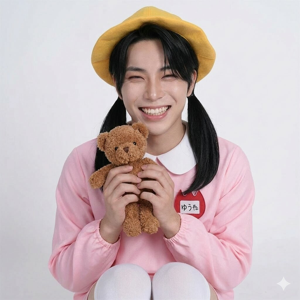 樂天商城 - 【中身がバレないプライバシー梱包】 コスプレ 衣装 幼稚園児 園児服 スモック 大きいサイズ L レディース メンズ 男の娘 女装 兼用 ピンク 帽子 名札 アイドル ハロウィン 撮影会