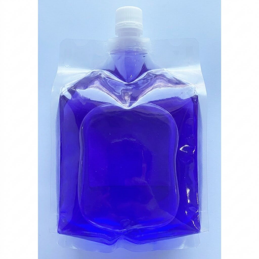 Rakuten - プライバシー梱包　クイーンローション パープル 大容量 1000ml マッサージリキッド Queenローション 詰替え パウチ ボディローション 保湿 潤い なめらか ボディケア 衛生用品 日用品