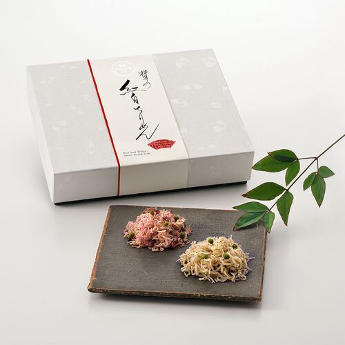 【送料無料】 下鴨茶寮 紅白ちりめん 2種セット ( ちりめん山椒 / しば漬けちりめ...
