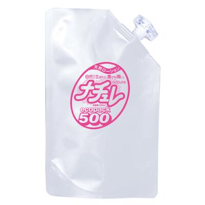 樂天商城 - プライバシー梱包 　ナチュレ エコパック 500ml 潤滑 ゼリー マッサージ ローション 自然派 高品質 大容量 アルミパウチ 詰め替え不要 捨てやすい 雑貨 日本製