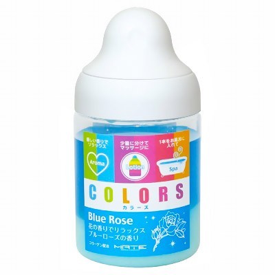 プライバシー梱包 潤滑 COLORS カラーズ ローションバス 200ml ブルーローズ 青いバラ 香り マッサージ ローション 入浴剤 リラックス とろとろ 風呂 ボディケア 潤滑 ゼリー 雑貨