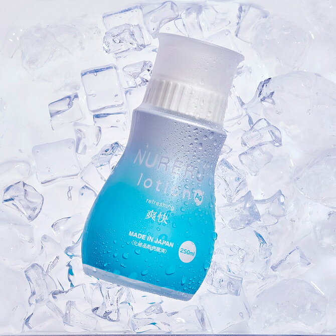 樂天商城 - プライバシー配送 NURERU ローション 爽快 250ml | クールタイプ ひんやり メントール配合 5つ穴キャップ 広範囲 マッサージローション 潤滑ゼリー 冷感 Ag 銀配合 整肌 ヒアルロン酸 保湿 夏用 リフレッシュ 日本製 Giverich