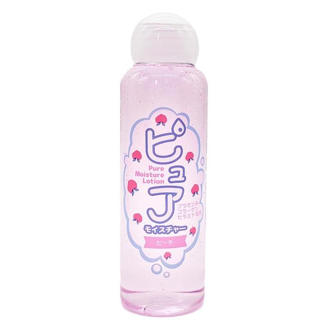 プライバシー梱包 ピーチ ローション 120ml 桃 の香り ピュア モイスチャー プラセンタ コラーゲン セラミド 配合 美容 液 保湿 マッサージ リキッド ボディ ケア 日本製