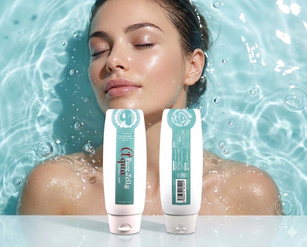 プライバシー梱包ピュアゼリー アクア 200g クール 冷感 メントール マッサージジェル ローション 保湿 ヒアルロン酸 コラーゲン ローヤルゼリー 配合 潤滑 ゼリー 洗い流し簡単 ボディケア