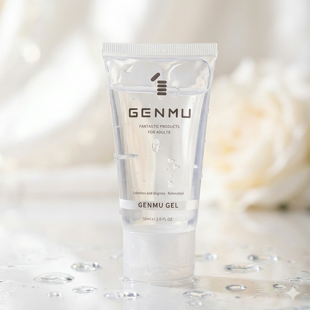 プライバシー梱包GENMU ナチュラルジェル 50ml 潤滑ゼリー ローション マッサージ ジェル 日本製 弱酸性 植物性 バレない コスメ調 おしゃれ デザイン 携帯用 ボディケア 雑貨