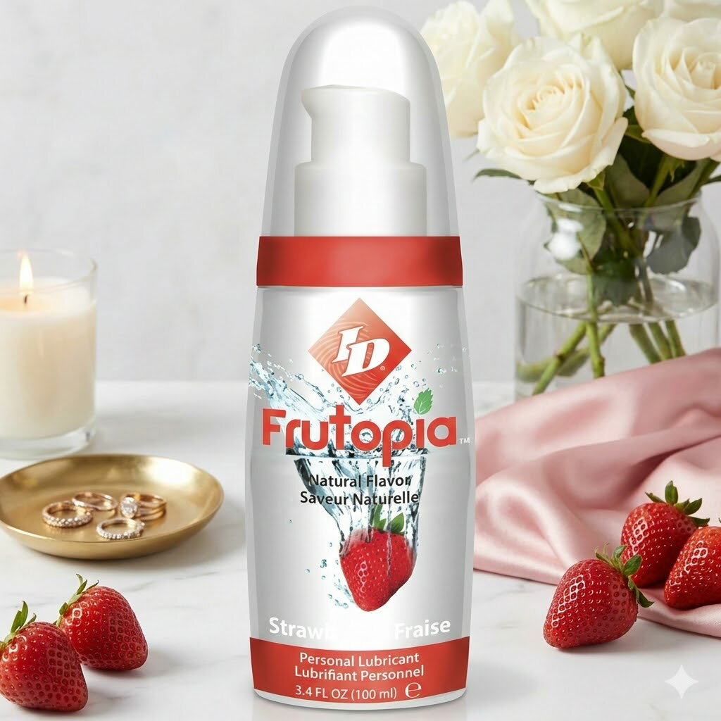 プライバシー梱包 潤滑 ID Furutopia アイディ フルトピア ストロベリー 100ml いちご フレーバー ローション 潤滑ゼリー マッサージローション ナチュラルフルーツ 砂糖不使用 パラベン不使用 マイルド ボディケア 雑貨