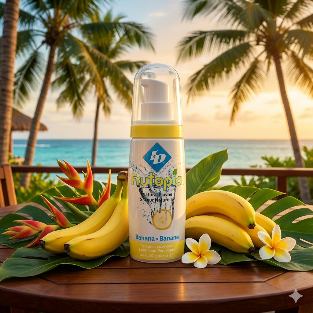 プライバシー梱包 潤滑ID Furutopia アイディ フルトピア バナナ 100ml フレーバー ローション 潤滑ゼリー マッサージローション ナチュラルフルーツ 砂糖不使用 パラベン不使用 マイルド ボディケア 雑貨