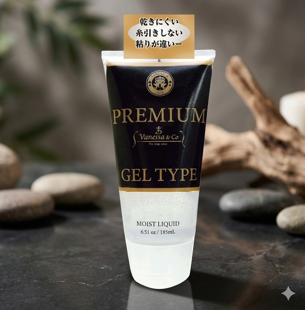 プライバシー梱包プレミアム ヴァネッサ＆コー 165ml PREMIUM Vanessa&Co 潤滑 ゼリー マッサージ ローション 濃厚 高粘度 糸引きなし 乾きにくい 無色透明 プレミアム 使いやすい 日本製 雑貨