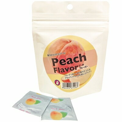 プライバシー梱包 フルーツの香り ピーチフレーバー 6個入り コンドーム ピーチ もも 桃 香り うす型 薄型 ストレート ピンク 両面ゼリー なめらか 日本製 国産 スキン 避妊具 雑貨