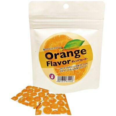 プライバシー梱包 　フルーツの香り オレンジフレーバー 6個入り コンドーム オレンジ みかん 香り うす型 薄型 ストレート ピンク 両..