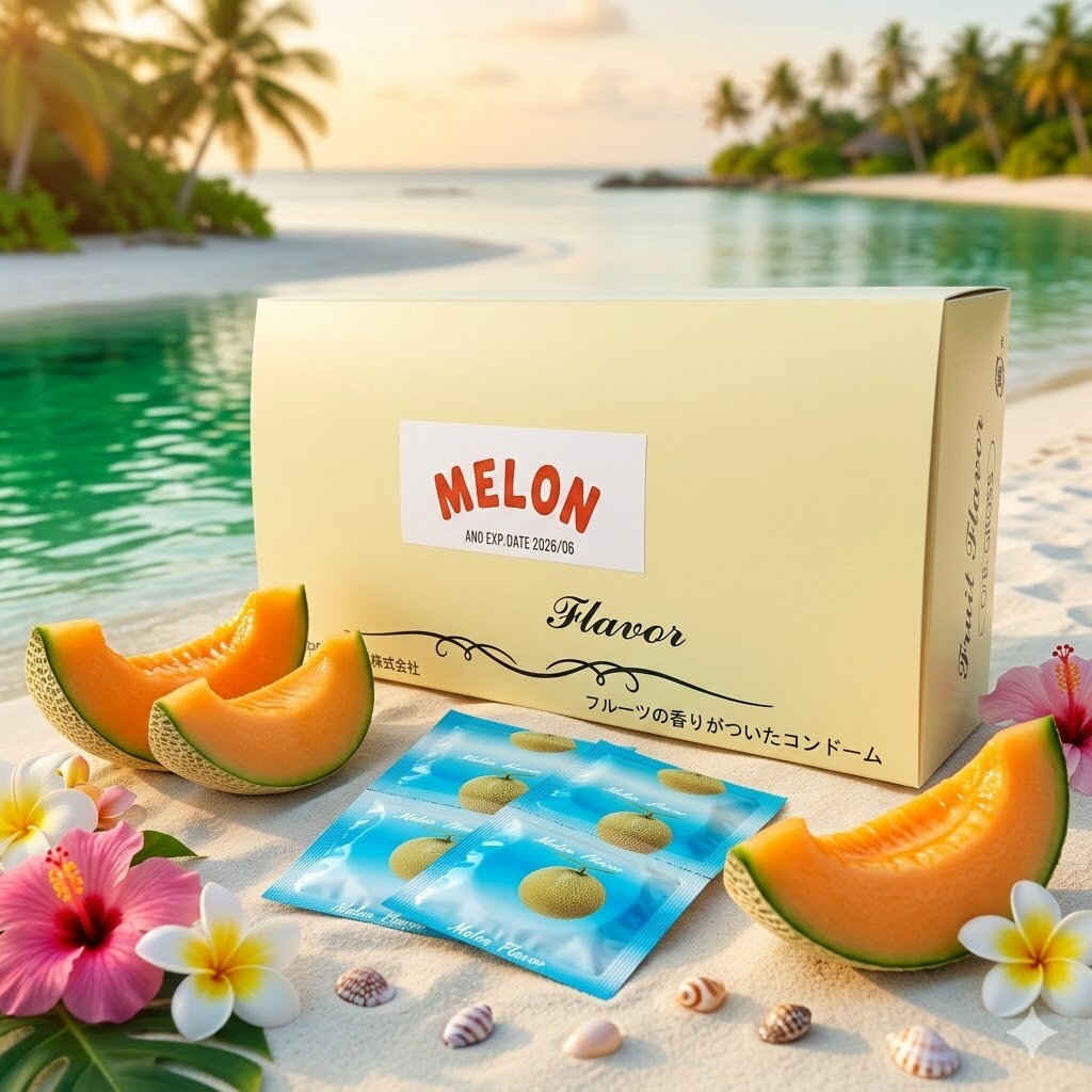プライバシー梱包 　大容量 144個入 メロンフレーバー エチケット スキン コンドーム メロンの香り 両面ゼリー付き うす型 薄型 ピンク..