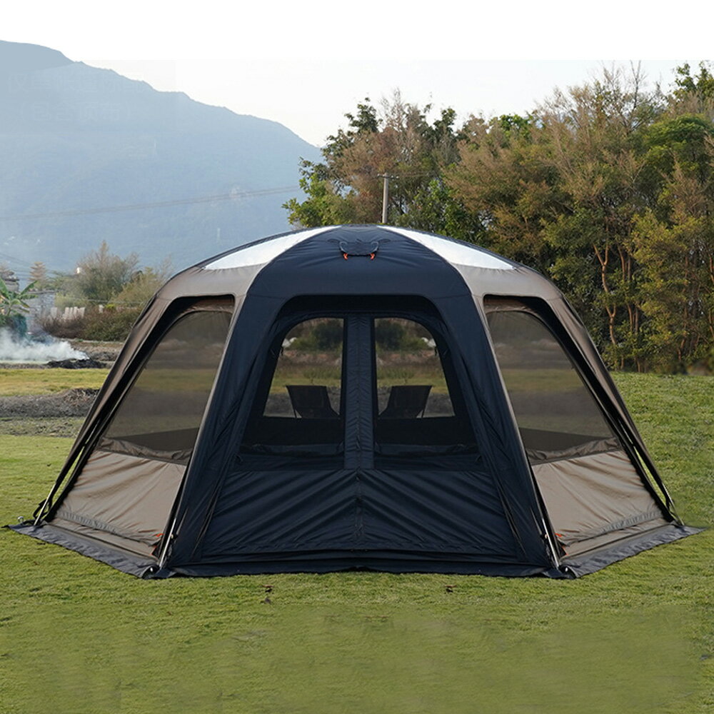 楽天市場】ポップアップ テント 大型（カラーブラック）（アウトドア