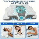 【7/30限定 6%OFFクーポン&P9倍】MUYUJIA エルゴノミック枕 頚部サポート 快眠枕 維持姿勢 低反発枕 圧力分散 通気性良い 快適 快眠仮眠枕