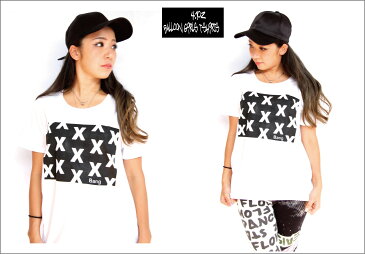 ガールズ Tシャツ 親子 おそろい ペア ホワイト かわいい サイズ豊富 ダンス 衣装 HIPHOP 送料無料