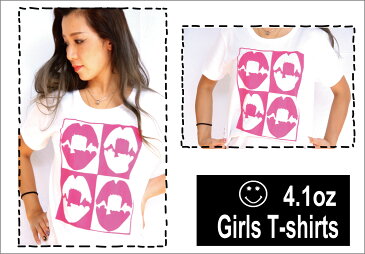 ガールズ Tシャツ 親子 おそろい ペア ホワイト かわいい サイズ豊富 ダンス 衣装 HIPHOP 送料無料