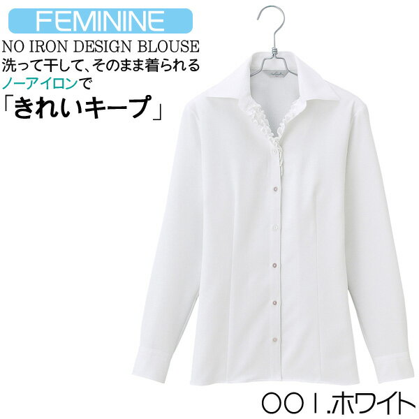 【アイトス】事務服　長袖ブラウス(17-19号)大きいサイズHCB2941　AITOZ　Pieds　ピエ【1枚までメール便可】