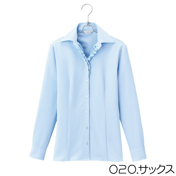 【アイトス】事務服　長袖ブラウス(17-19号)大きいサイズHCB2941　AITOZ　Pieds　ピエ【1枚までメール便可】