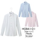 【アイトス】事務服　長袖ブラウス(5-15号)HCB4101　AITOZ　Pieds　ピエ【1枚までメール便可】