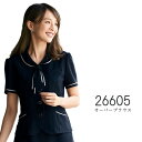 【ジョア】事務服　オーバーブラウス（21-25号）大きいサイズ　26605　JOIE