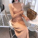 【取寄】ロングワンピース 大きいサイズ 春新作 春物 春服 ロングワンピース ゆったり リブカーディガン セット プリーツワンピース 2色 春 ワンピース 春服...