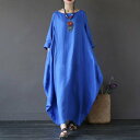 【取寄】大きいサイズ ロングワンピース ゆったり ワンピース 春新作 春服 春物 ボリューム ロングワンピース 5色 L.XL.2XL.3XL.4XL.5XL ...