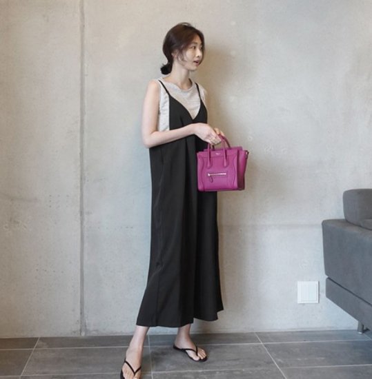 【取寄】サロペット オールインワン パンツ レディース 大きいサイズ 春 ロング ワイドパンツ ボトムス つなぎ オーバーオール