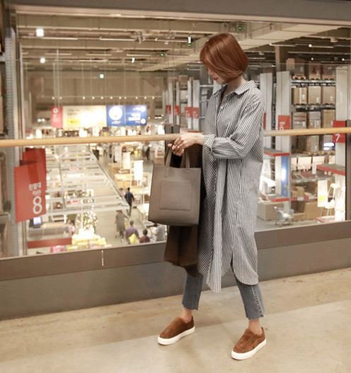 【取寄】シャツワンピース シャツワンピ レディース ストライプ柄 長袖 ロング シャツ ワンピース ワンピ 大きいサイズ 韓国 春新作 春 春色 春服 春sale ゆったり シャツワンピース シャツワンピ