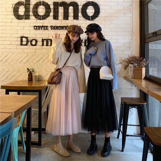 Rakuten - 【取寄】スカート ロング チュールスカート ミモレ丈 春夏新作 春服 夏服 春物 ガーリー チュール フレアスカート スカート ロング チュールスカート ミモレ丈 春夏新作 春服 夏服 春物