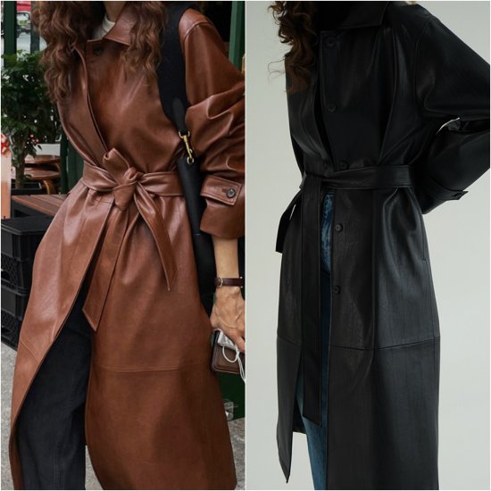 【取寄】レザーコート レディース フェイクレザー コート ロングコート 冬 大きいサイズ ロングチェスターコート レディース 超ロングコート レディース 冬 コート レディース 冬コート 新作