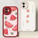 【取寄】iPhoneケース スマホケース 携帯ケース スマホカバー レディース 新作 いちご スイカ フルーツ キュート 保護カバー ケース ベルトなし 小物ア...