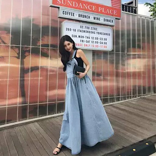 【取寄】ワンピース デニム サスペンダー ロングワンピース ドールスカート Aライン ノースリーブ ハイウエスト レディース 無地 体型カバー 夏 大きいサイズ ゆったり 春 新作 カジュアル 【取寄】ワンピース デニム サスペンダー ロングワンピース ドールスカート Aライン ノースリーブ ハイウエスト レディース 無地 体型カバー 夏 大きいサイズ ゆったり 春 新作 カジュアル